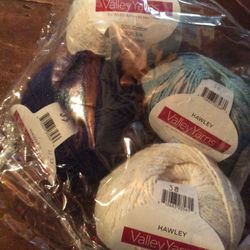 4-Skeins Valley Yarn 135 Yards Each Skein