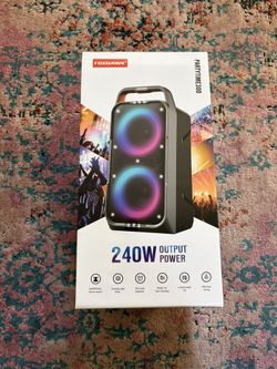 New Foxdawn Portable Bluetooth Speaker 240W Boombox 