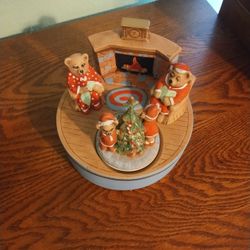 Porcelain Christmas Music Box