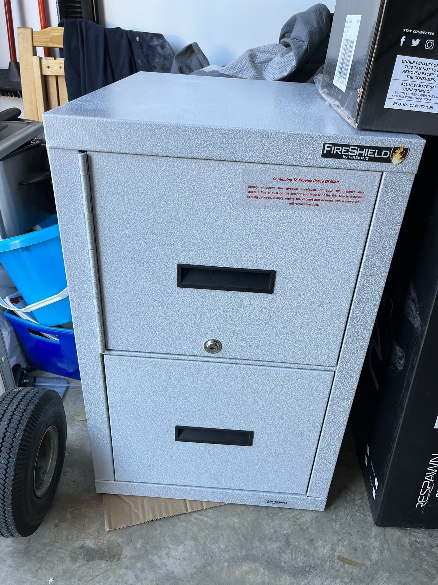 Safe and File Cabinet 