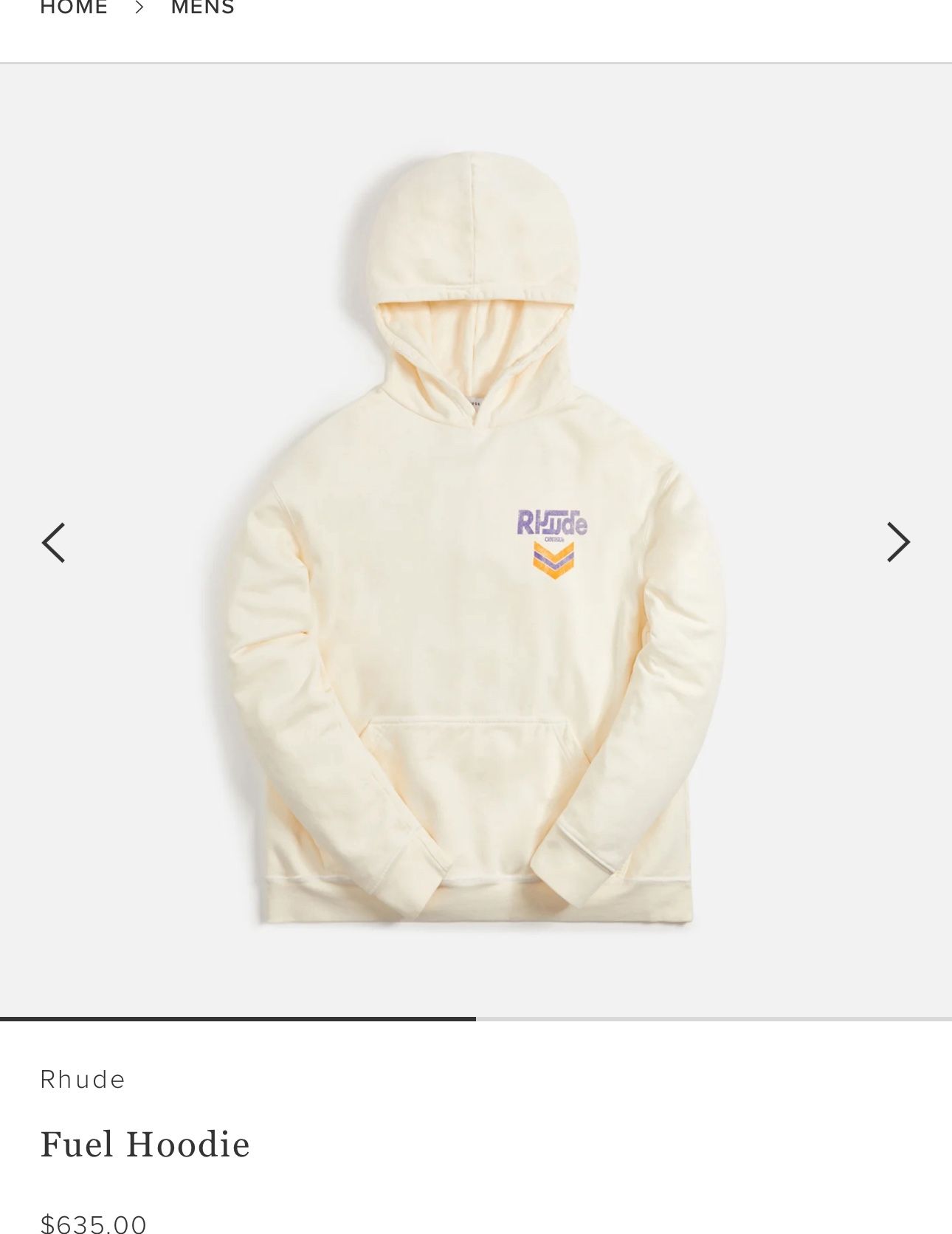 Rhude Hoodie Medium