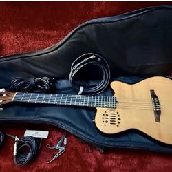 Godin ACS SLIM Nylon Natural SG Slim Neck Nylon String Guitar with Synth Access