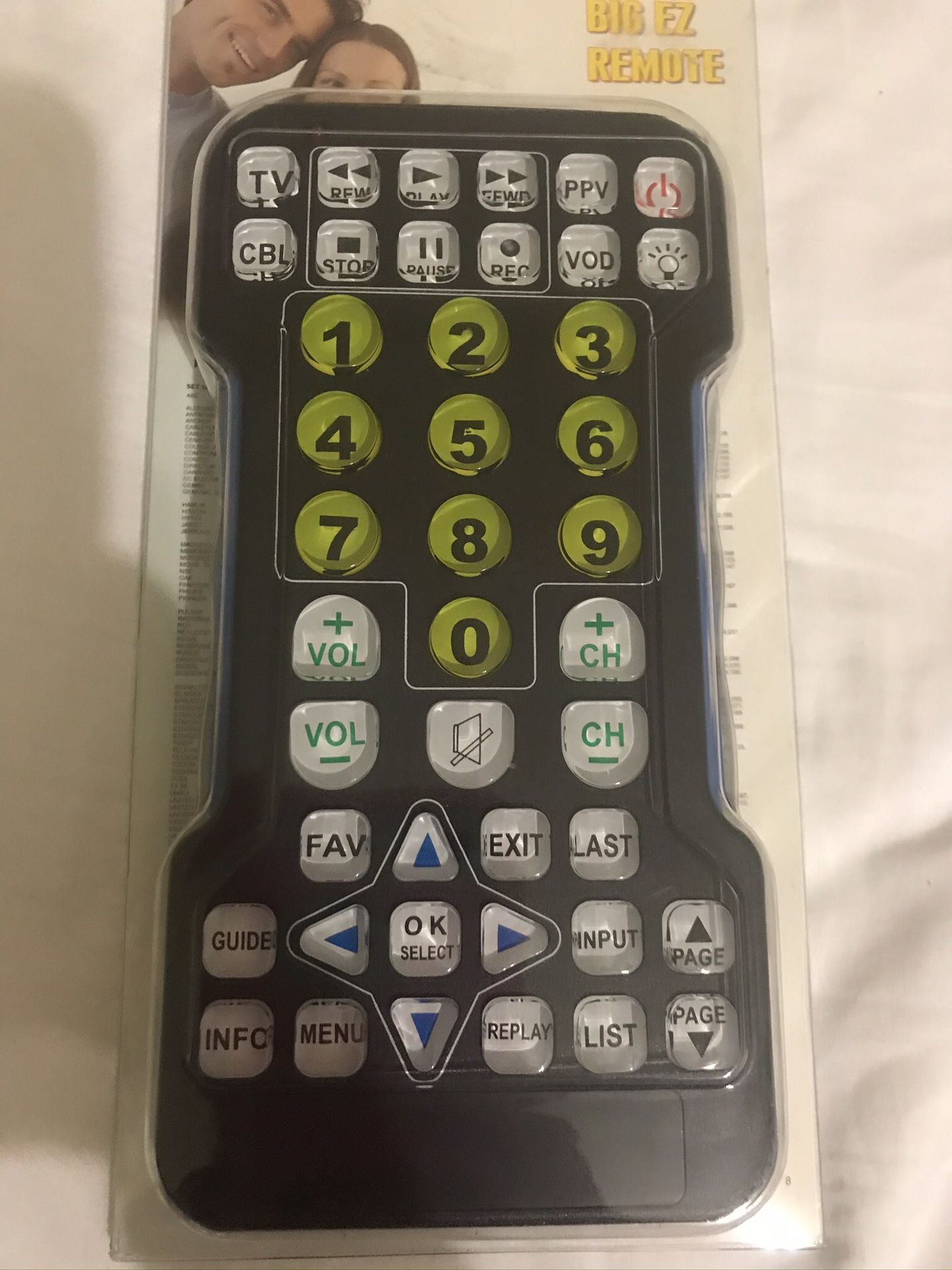 Remote tv