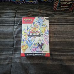Pokemon Scarlet & Violet  Prismatic evolution booster bundle  6 packs