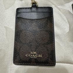 Coach Bling ID Badge Holder