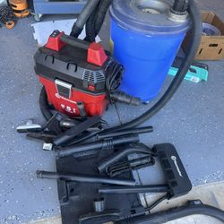 shop vac with dust collector setup