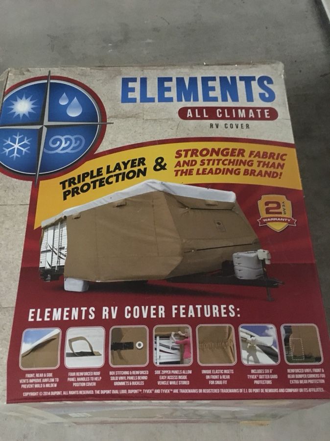 Travel trailer cover