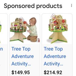 Manhattan Toy Tree Top Adventure Activity Center 22.50 x 18.00 x 18.00 Inches