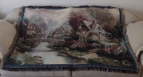 Thomas Kinkade Throw Blanket