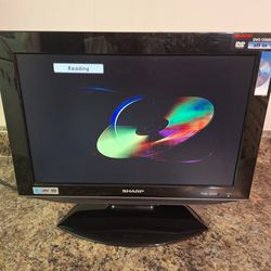 Sharp 19'' TV HDMI with DVD player (L@@k)