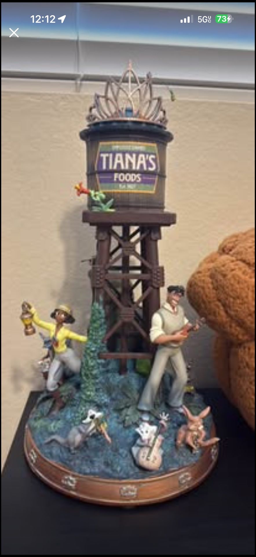 Disney Tiana’s Bayou Adventure Statue