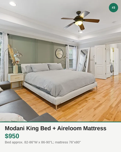 MODERN FURNITURE MOVING SALE - 12 ITEMS - MODANI, DIVAN ITALIA + MORE