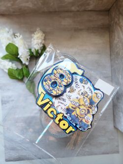 New Minions 3D  Cake Toppers Party Decoration 