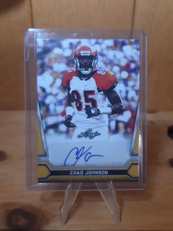 Chad Johnson Auto FOOTBALL Card