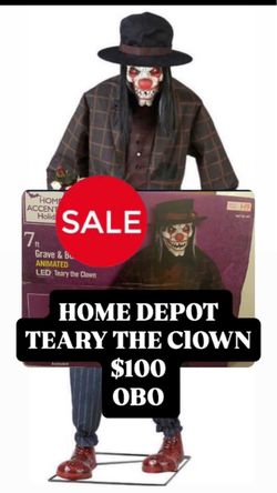 Clown Animatronic: Home Depot