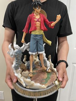 Large One Piece Luffy Figure Statue