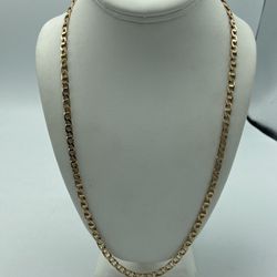 9kt Yellow Gold Mariner Link Chain 24”