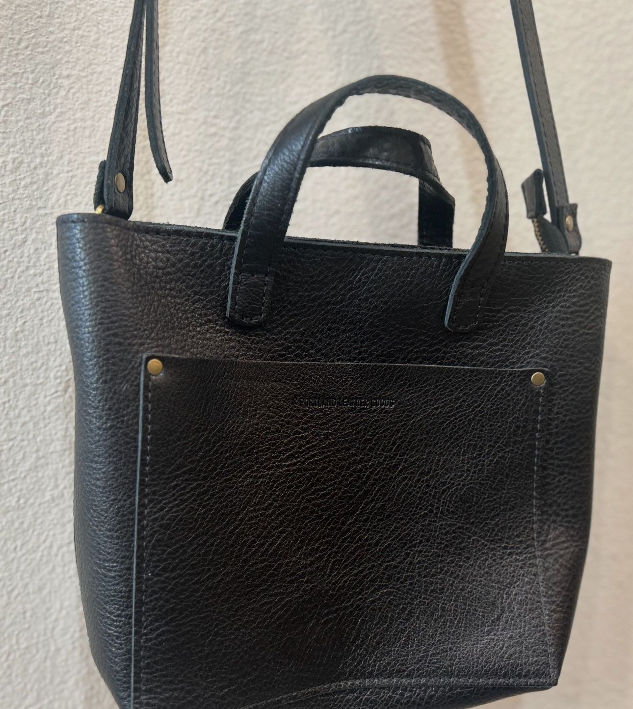 Portland Leather - Mini Crossbody Tote
