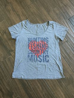 Hunting Fishing Country Music Tee 