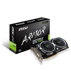 MSI Gaming GeForce GTX 1080 8GB GDDR5X SLI DirectX 12 VR Ready Graphics Card (GTX 1080 ARMOR 8G OC) 