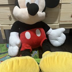 Giant plush Mickey Mouse 