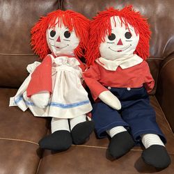 Vintage Raggedy Ann And Andy