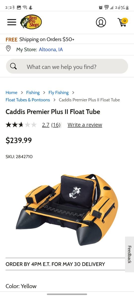 Inflatable Fishing Tube