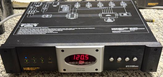 Monster power HTS 5100 MK ii 2 home theater reference power center surge protector