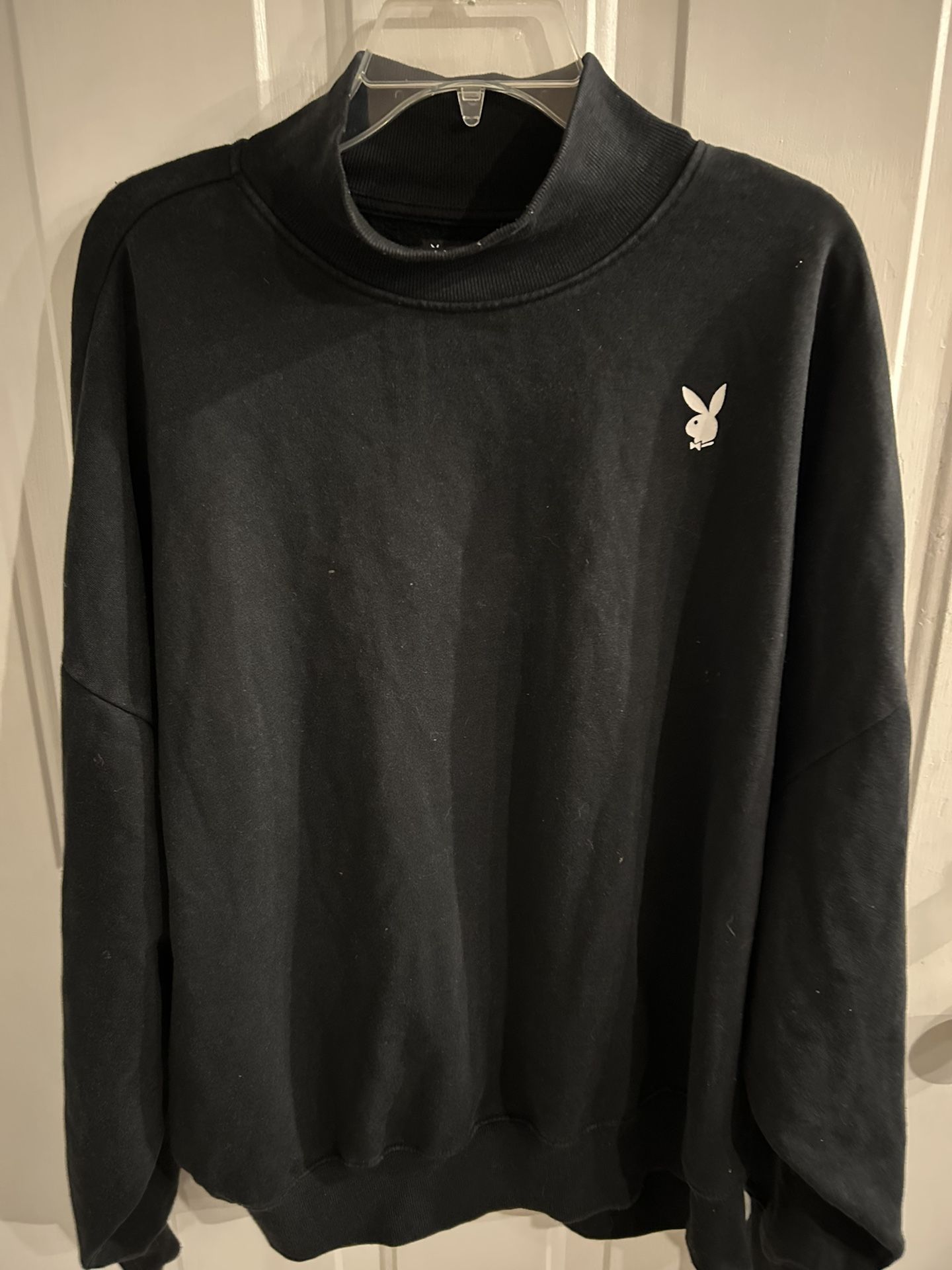 "Playboy" black sweatshirt size medium mens
