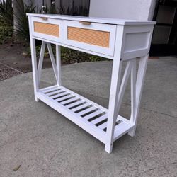 New 39.3”x11.8”x31.5 White Or Black Wooden Entryway Console Table Kitchen Console Cabinet 