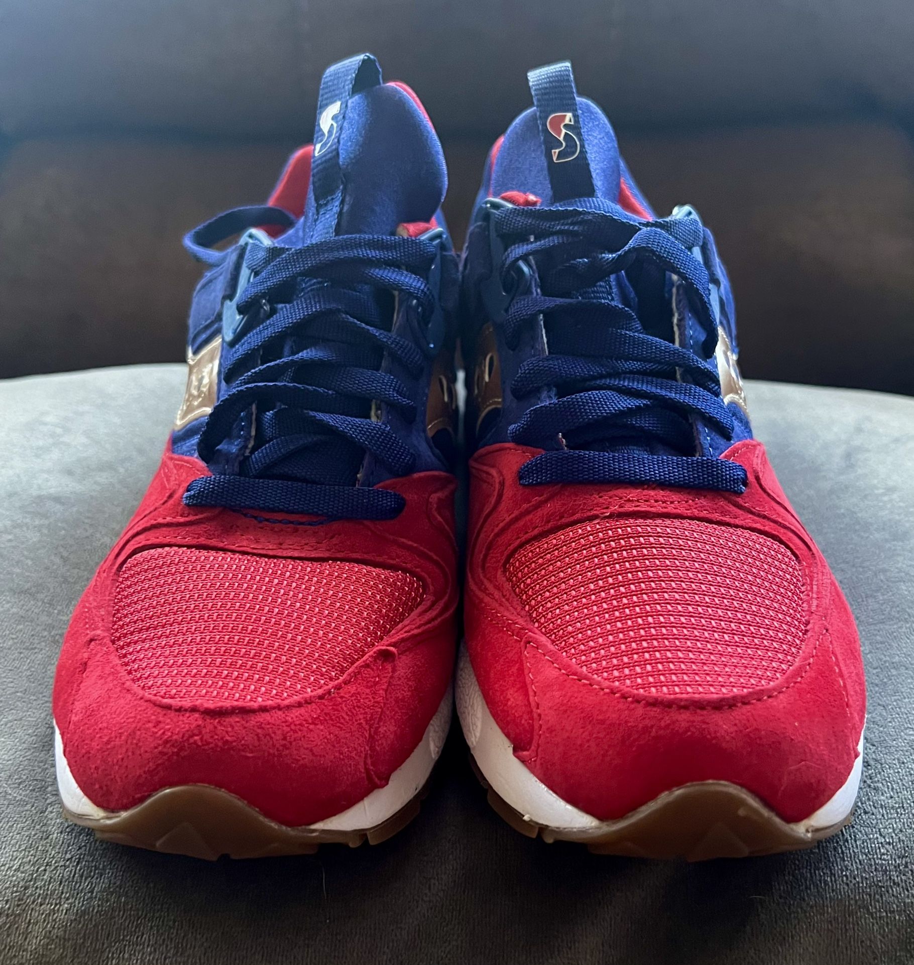 Saucony Grid 9000 Sparring Saucony Grid 9000 Sparring Blue Red Gold | Mercari main image 2