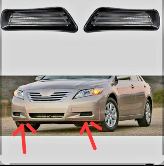 Genuine OEM Toyota Camry RH And LH Front Bumper Hole Cover 07-10 Camry