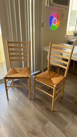 Dining Chairs x2 Matching Boho Set