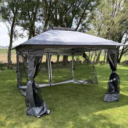 COBIZI 11x11 Pop-Up Gazebo w/ Mosquito Netting & Carry Bag – Waterproof – Easy Setup! 