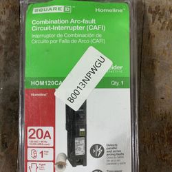 ⚡ Square D Homeline 20A 1-Pole Circuit Breaker – Brand New! ✅
