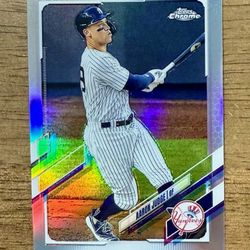 2021 Topps Chrome Baseball AARON JUDGE #99 Refractor NY Yankees