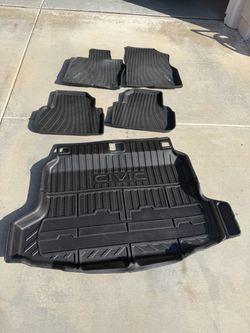 Genuine OEM Honda Civic all-weather floor mats and cargo/trunk tray