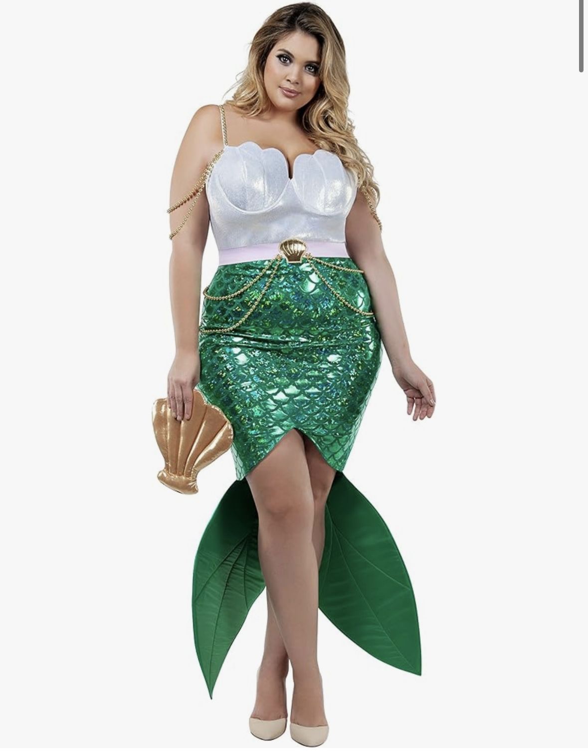 Mermaid Plus Size Halloween Costume 