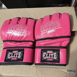 MMA ELITE NEW UFC WORKOUT GLOVES Pink L/XL