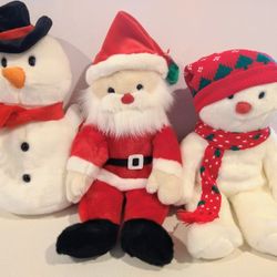 Retired Ty Beanie Buddies--Santa & Friends $15 each
