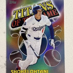 2026 Topps #TOG-1 Shohei Ohtani Titans of the Game Dodgers