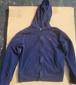 Polo Ralph Lauren Navy Zip-Up Hoodie