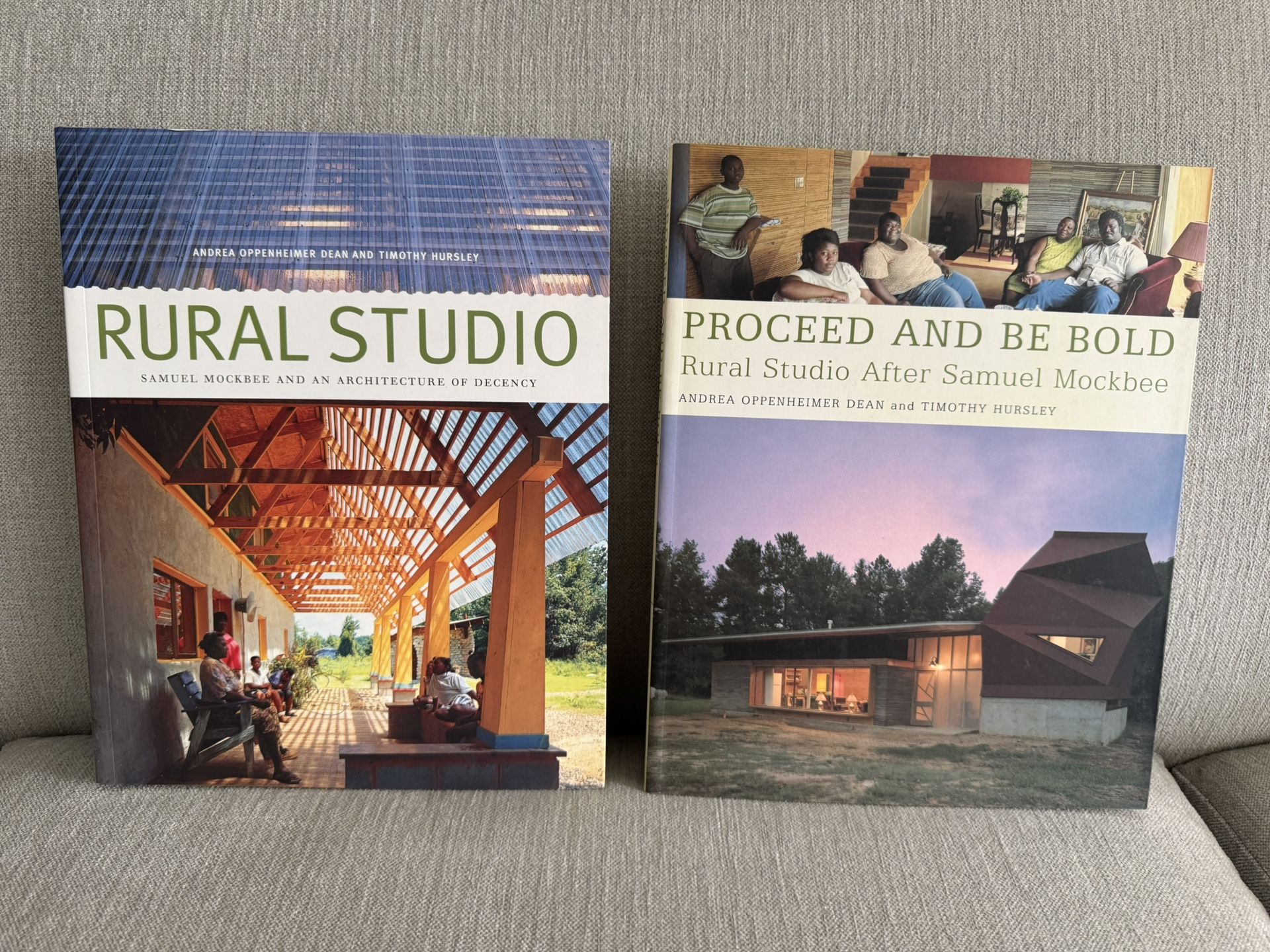 Architecture Book Collection including Samuel Mockbee Rural Studio and Samuel Mockbee and Rural Studio after Samuel Mockbee