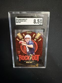 2024 Panini Absolute Rock Out Drake Maye #RO-DME SGC 8.5 Rookie RC