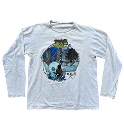 Vintage 1977 YES Going For The One Long Sleeve Tour Shirt