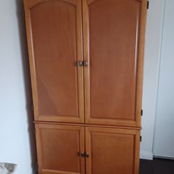 Contemporary Modern TV Media Armoire