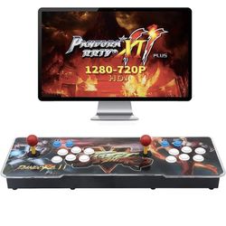 30000 Games in 1 Arcade Game Console ,Pandora Treasure 3D Double Stick,30000 Classic Arcade Games,Search Game, Support 3D,Favorite List, 4 Players Onl