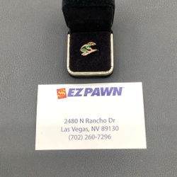 14kt Emerald Ring 