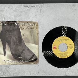 The Rolling Stones “Start Me Up” 45 Vinyl Record