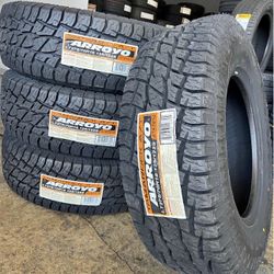 275/60/18 LT All Terrain Set Of (4) Tires Ready To Install 